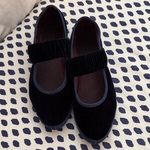 Flabelus Navy Blue Mary Jane’s